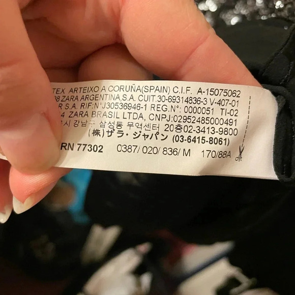 ZARA SEQUIN LACE DRESS - Picture 7 of 8